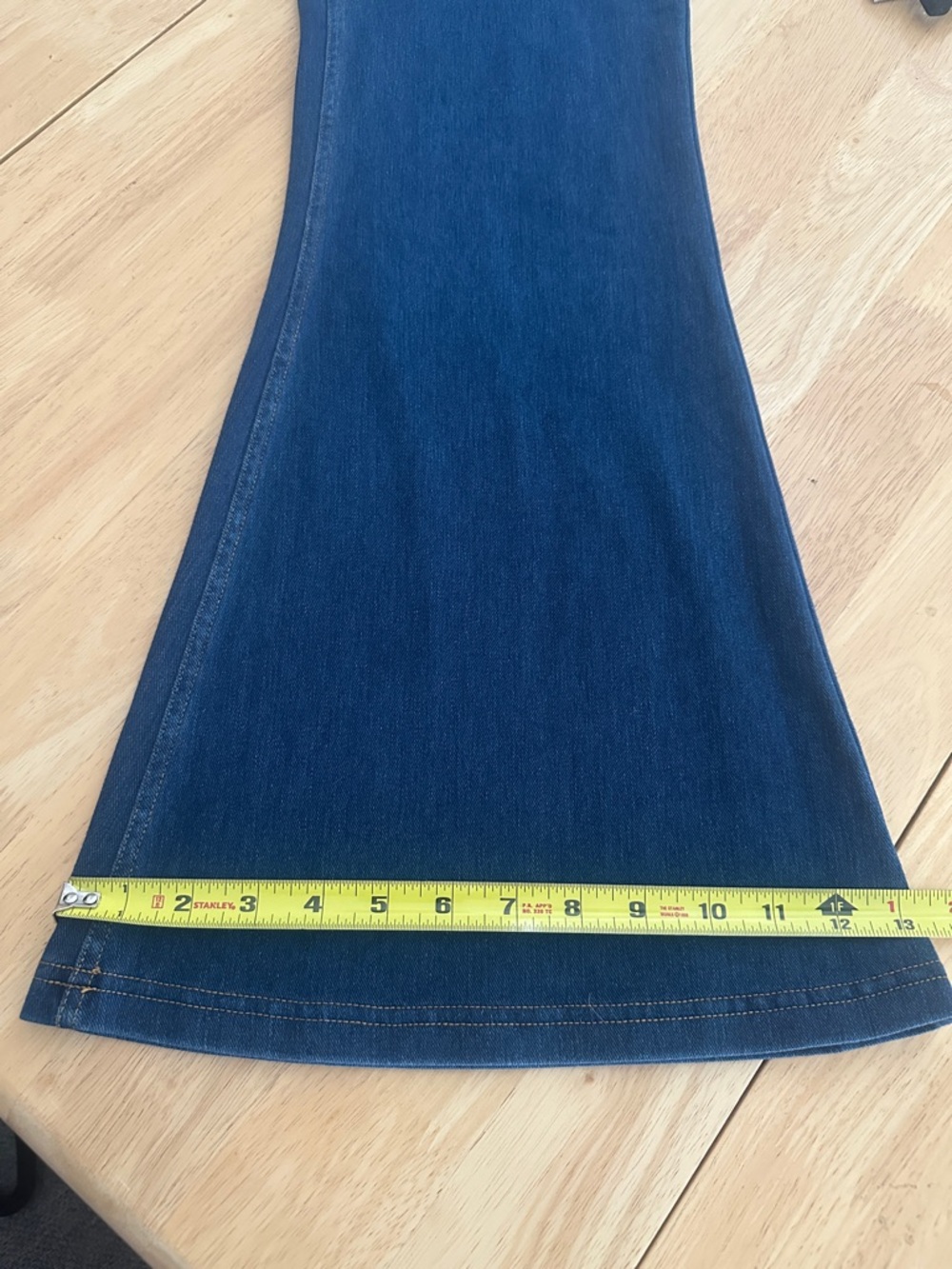 Halara Flex High Waist Crossover Pocket Flare Stretch Washed Casual Jeans Sz XL - Picture 13 of 16